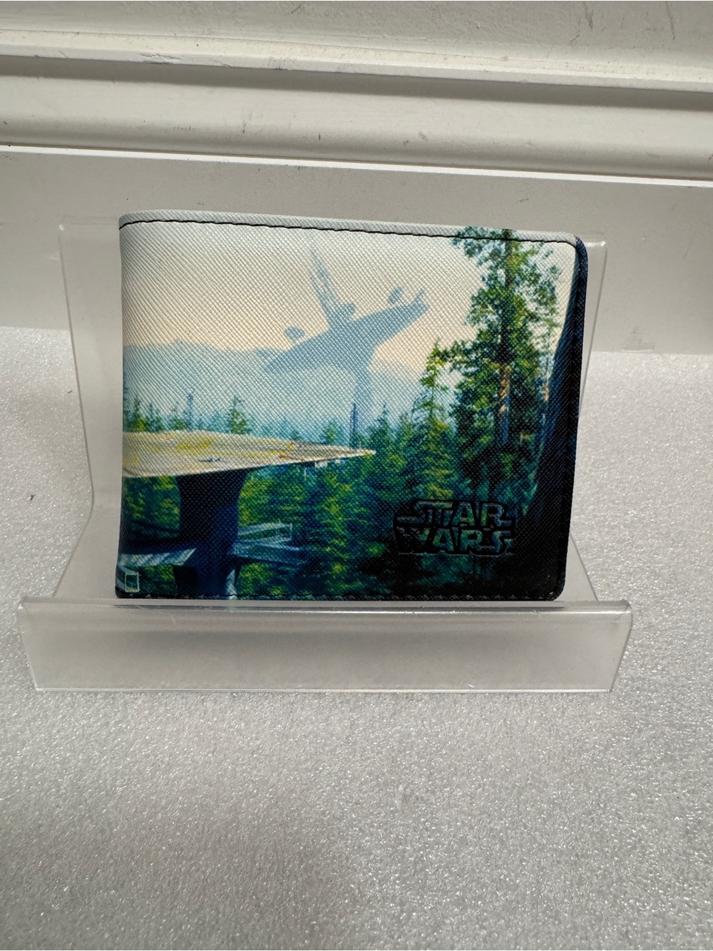 Loungefly Star Wars Endor forest starship graphic bifold wallet